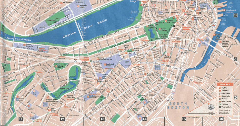 Metro Boston Map